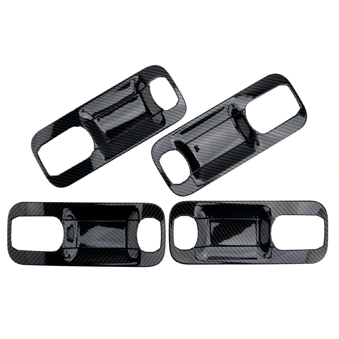 4pcs Exterior Door Handle Bowl Cover Trim Panel Fit for Ford F-150 F150 2017-20