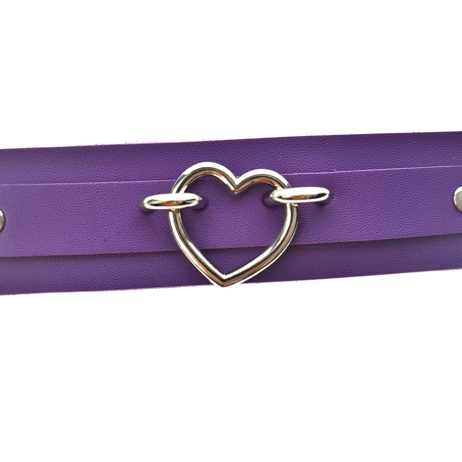 Pu Leather choker Heart Collar Goth punk Rock Gothic Necklace jewelry