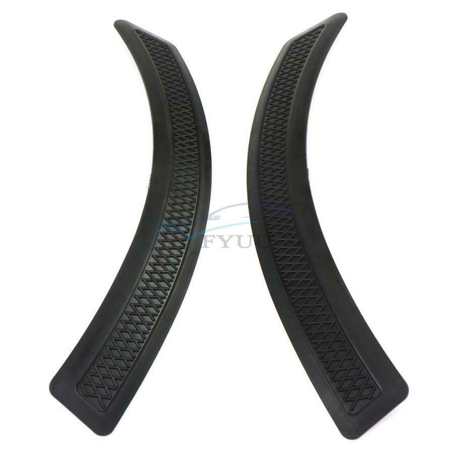 2PC Matte Black Car Front Fender Side Vent Cover For Mitsubishi Lancer EVO 08-15