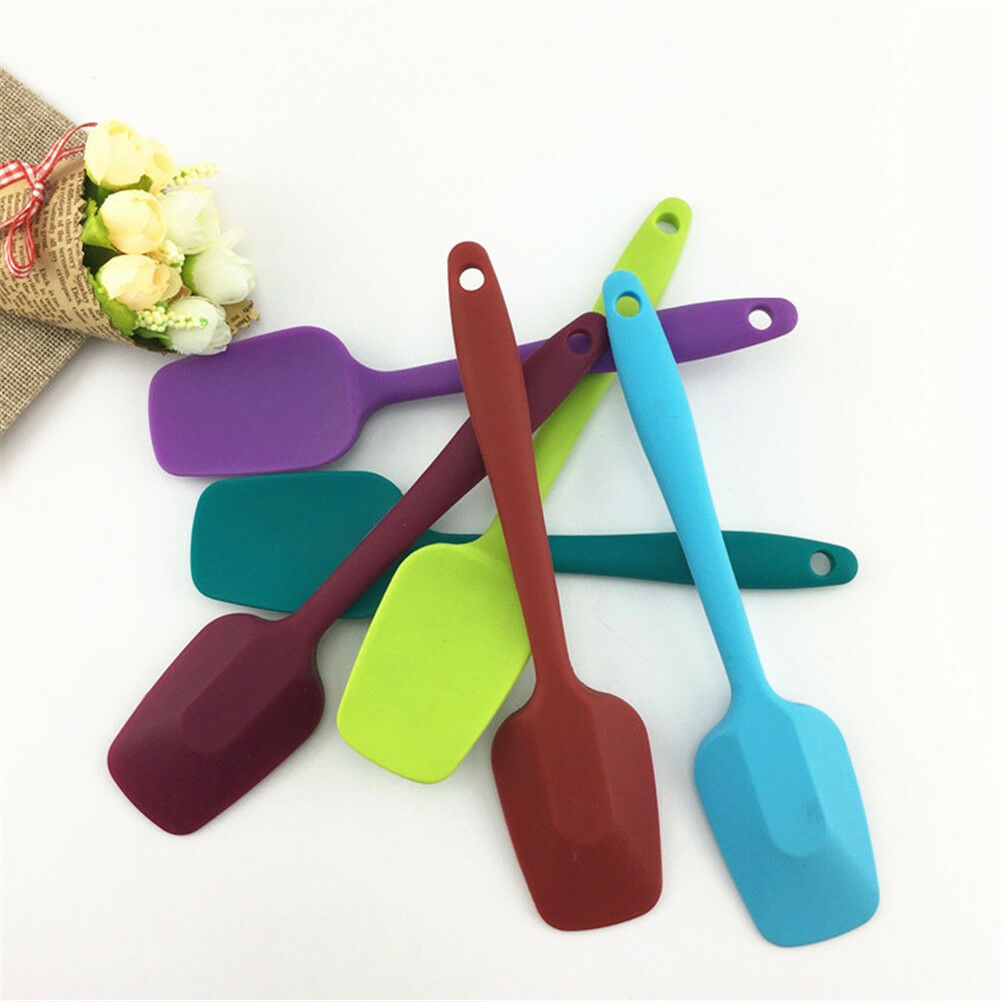 Silicone SpatulaBaking Rubber Scrapers integrated high temperatures resist.l8