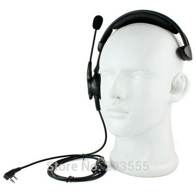 Details About 2 PIN Headphone Headset Mic for KENWOOD BAOFENG UV5R 777S 888S