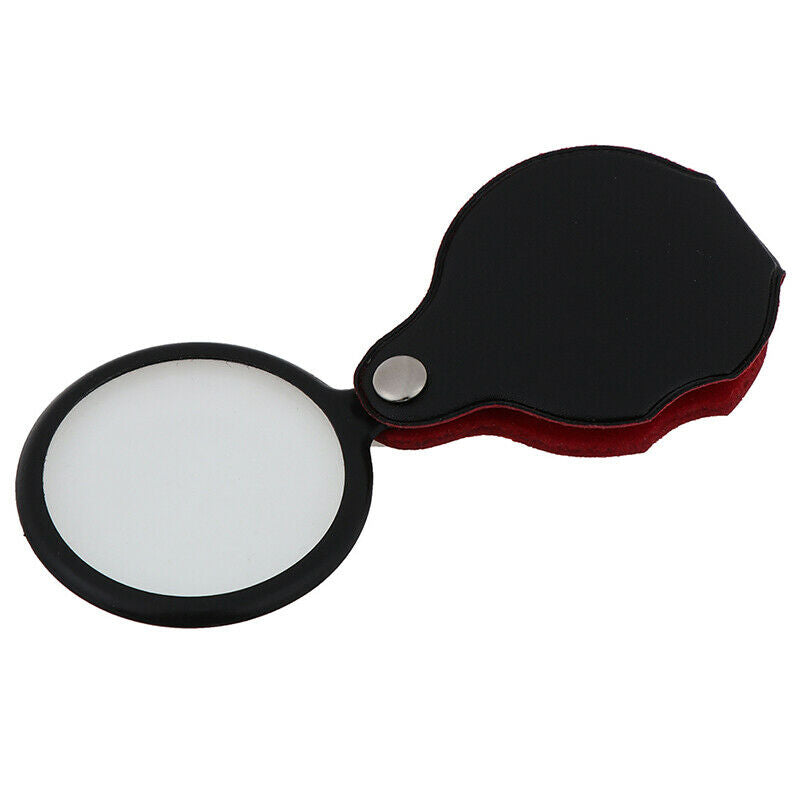 Mini Pocket 8X 50mm Folding Jewelry Magnifier Magnifying Eye Glass Loupe .l8