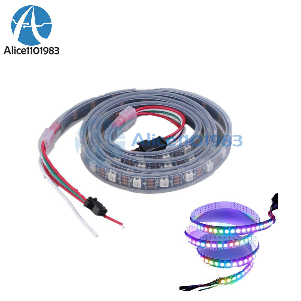 WS2812B 5050 RGB LED Strip 1M 60 Leds 60LED Individual Addressable 5V Black PCB
