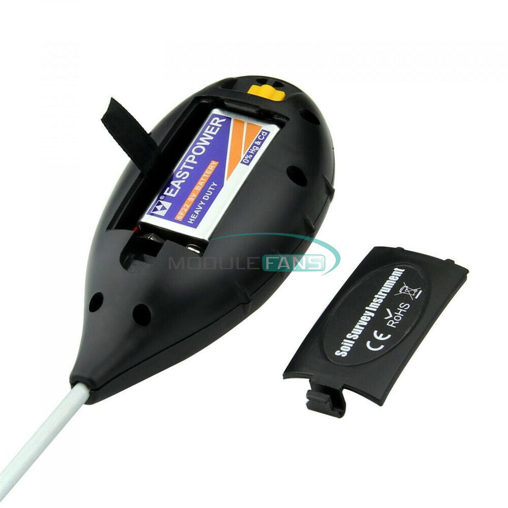 Digital 4 In 1 LCD Soil Moisture Humidity Temperature Sunlight PH Tester Meter