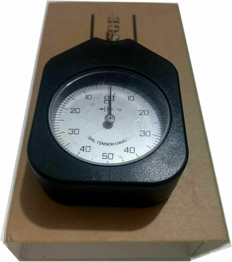 Single Tension Gauge Pinter Force Meter with Measuring Range 10 to 50 to 10g