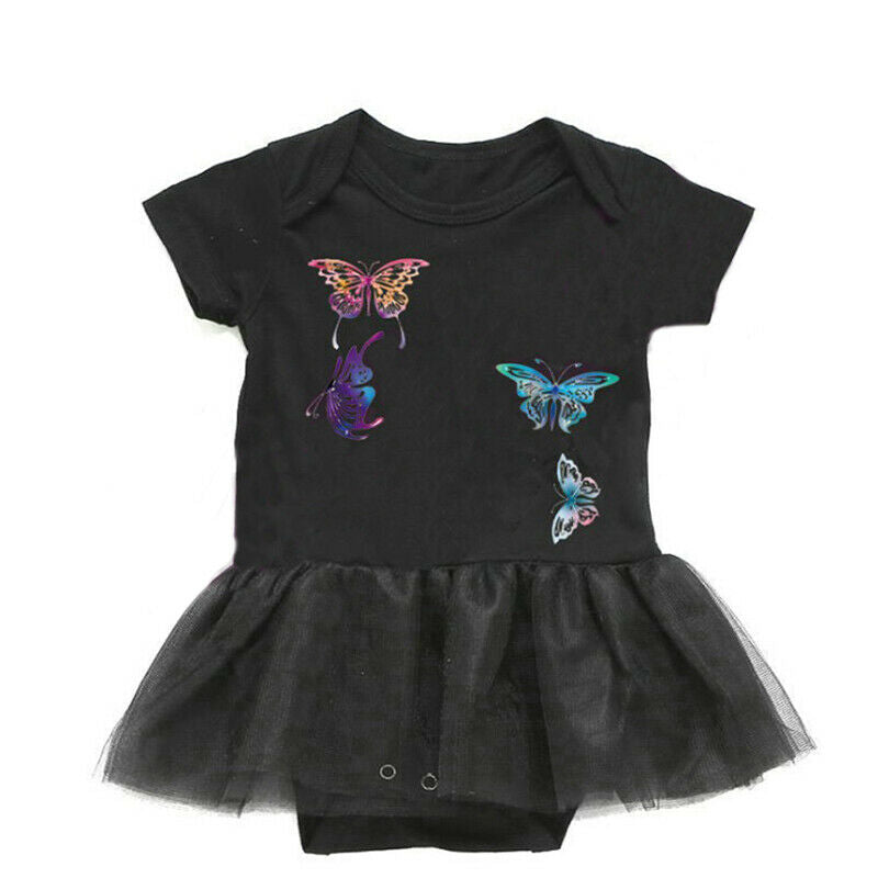 Colorful Butterfly DIY Heat Transfer Stickers Iron-on Patch Clothes Washa.l8