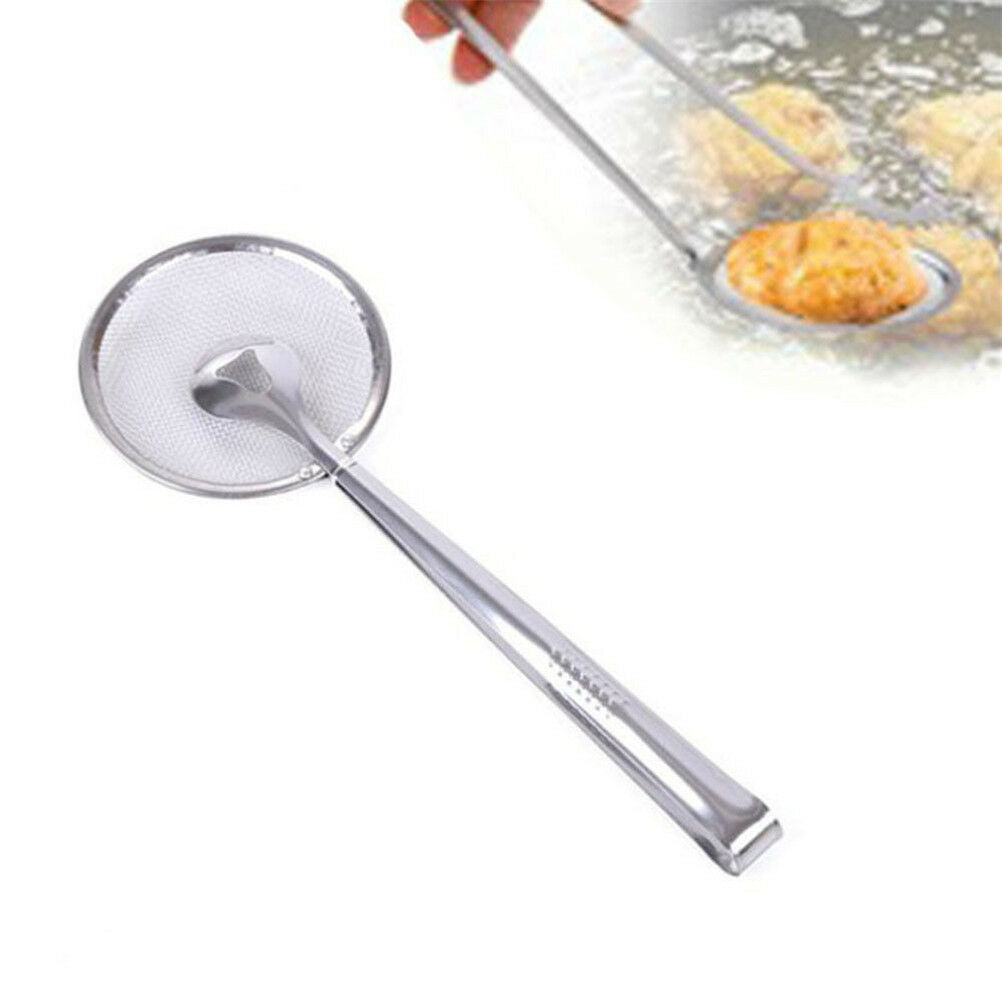 Multi-function Filter Spoon With Clip Oil-Frying Salad  Filter Kitchen .l8