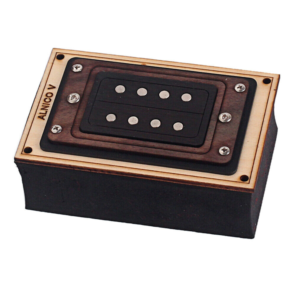 1 Set 4-String Humbucker Pickup with Screws for Cigar Box Guitar/Electronic