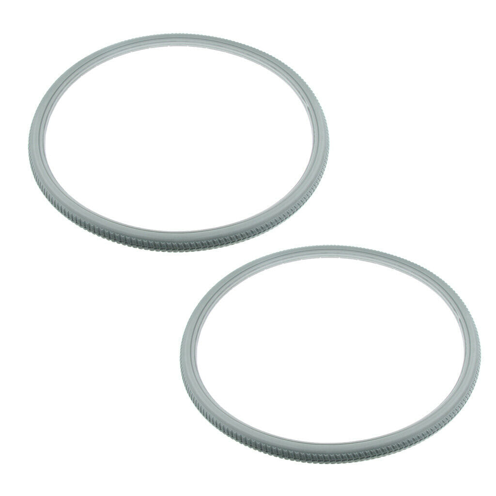 2 Pack PU No Flat Wheelchair Tires Replacement Tyre Fit 24x1 3/8'' Wheels