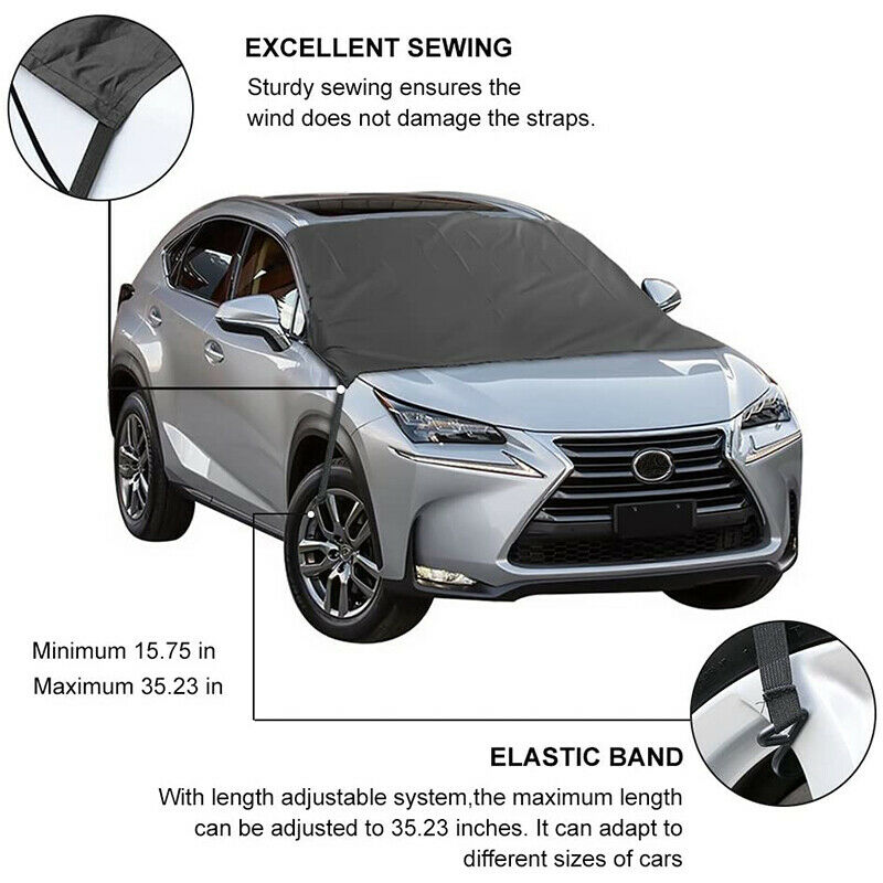 For Cadillac Car Cover Snow Shade Front Window Frost Shield Windshield Protector