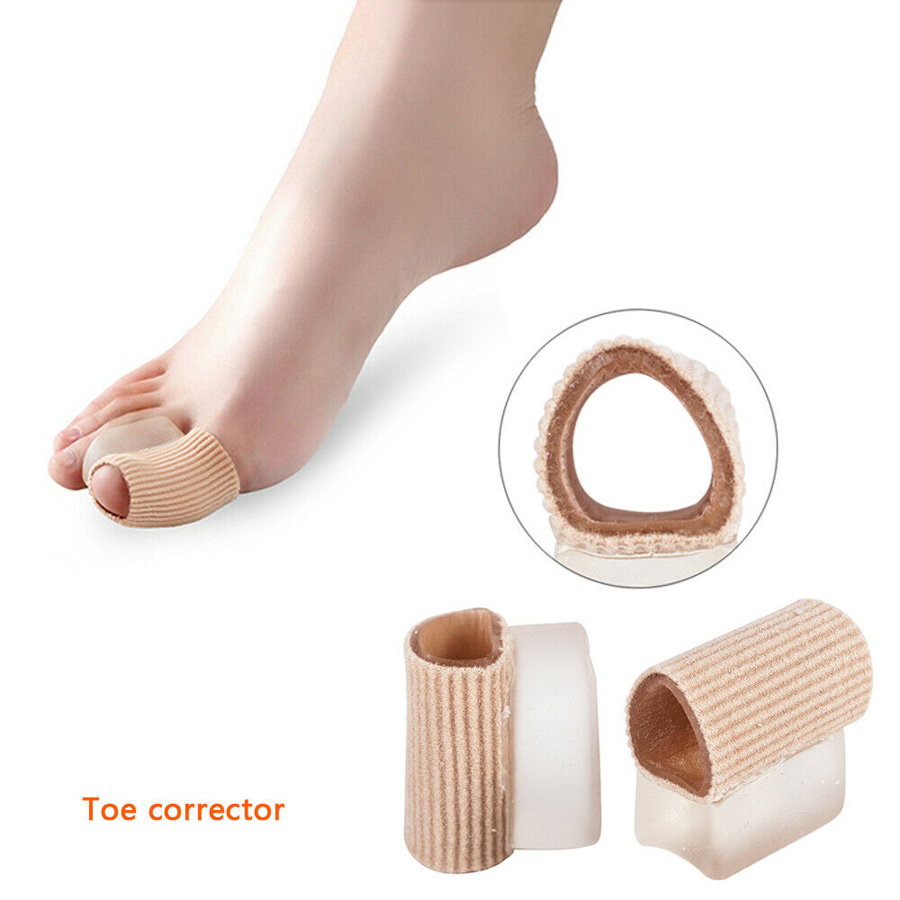 Hot Silicone Soft Gel Tube Toe Separators Spacers Bunion Corrector Pain Relief