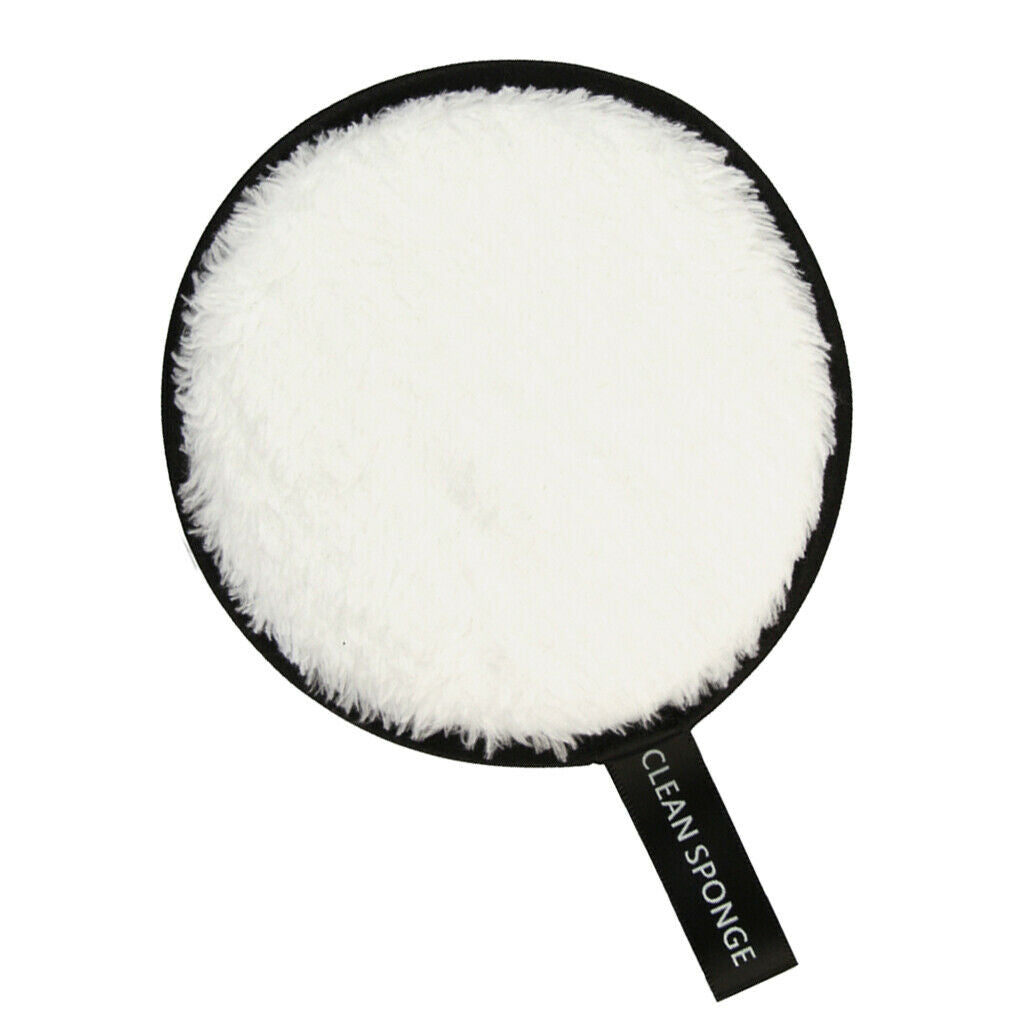 Resuable Washable Makeup Rmover Puff Sponge for Facial Cleansing White