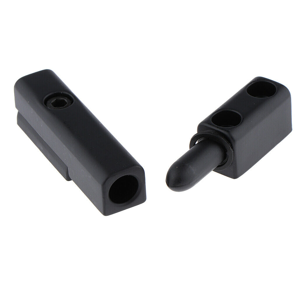 3.8" Hinge Aluminum Weld Cabinet Greasable Door Trailer Tailgate Black