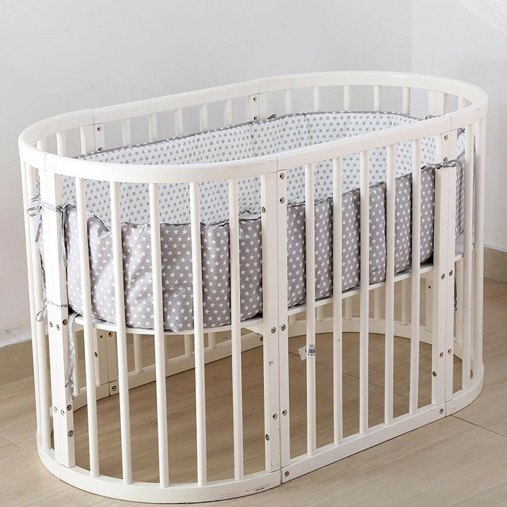 Padded bumper for COT CRIB BABY BED LINEN WITH ROUND CLEANER
