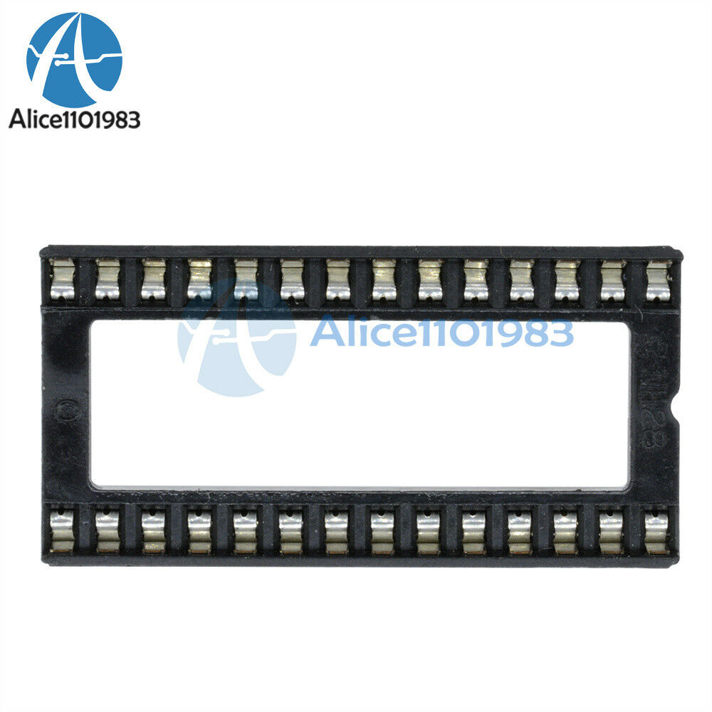 20PCS 28PIN 28 PIN DIP IC Socket Adaptor Solder WIDE Type Socket Pitch Dual Wipe