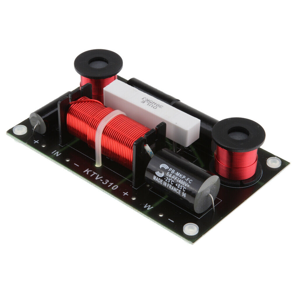 600W 2 Way High-Low Hifi Speaker Frequency Divider Audio Crossover