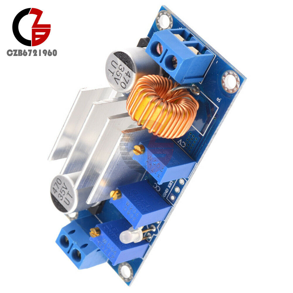 2PCS XL4005 Buck Step-down Power Supply 5A CC CV Module Lithium Charger