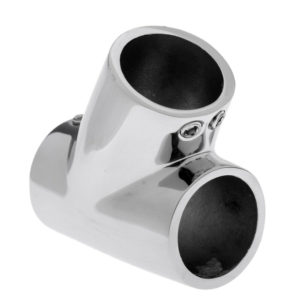 Boat Rail Fitting Rectangular Base Marine Yacht Tubing Hardware Tool 25mm