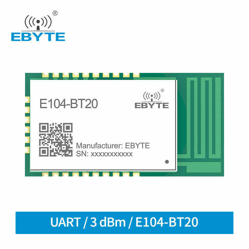 E104-BT20  Bluetooth 2.1 Iot Transceiver PCB Antenna 2.4GHz AT Command