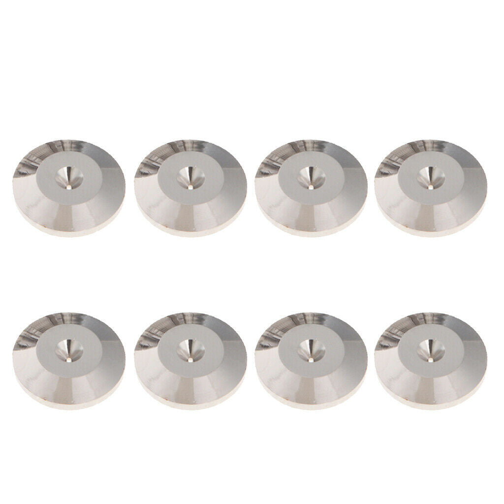 8x aluminum isolation feet mats pads for audio speakers HIFI