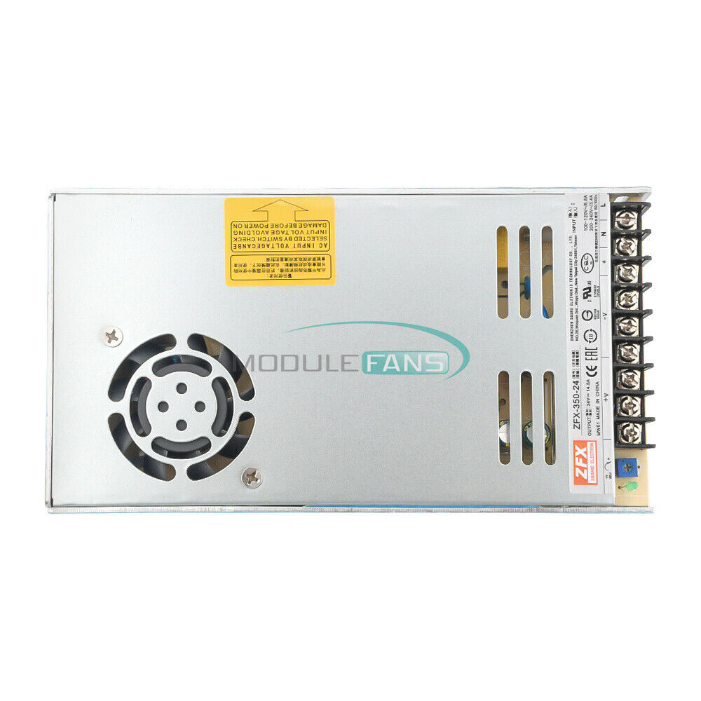 350W Switching Power Supply Mdule AC 220V to DC 24V Cooling Fan Protective Film