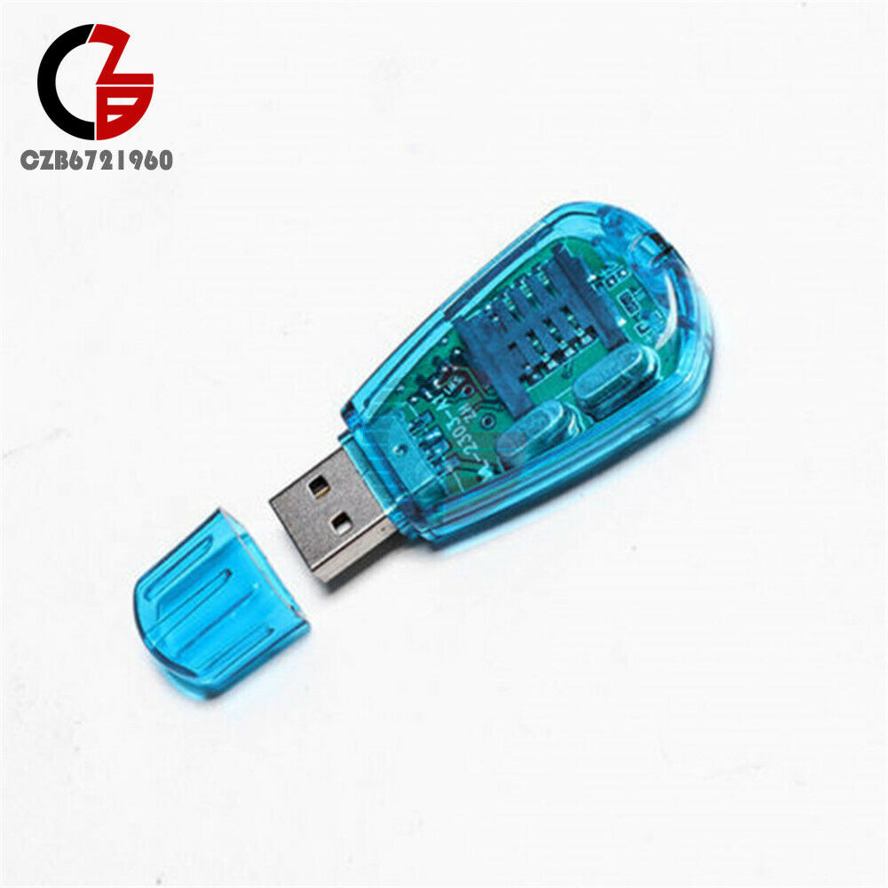 Blue USB Cellphone Standard SIM Card Reader Copy Clon Writer SMS Backup GSM/CDMA