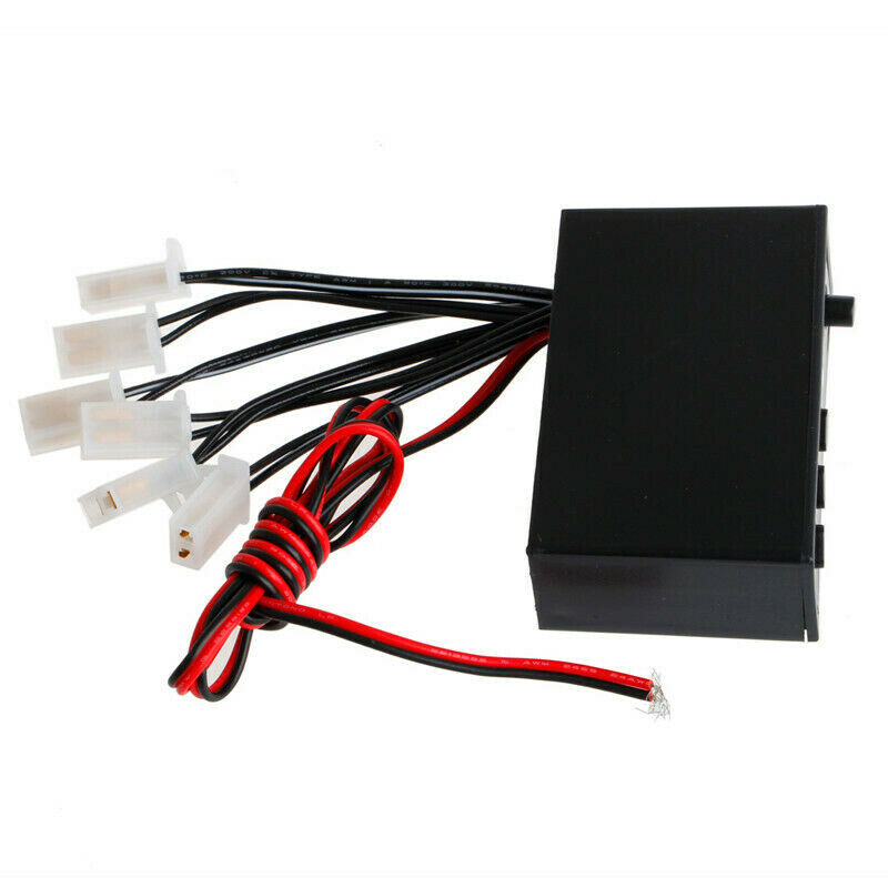 6 Ways LED Car Strobe Flash Light Lamp Emergency Flashing Controller Box .l8