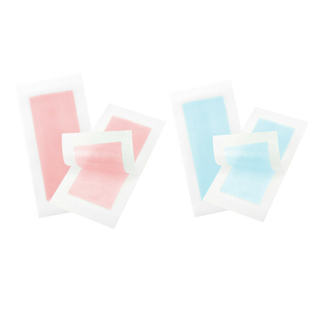 20 Pieces Double Side Leg Arm Body Hair Removal Cold Wax Strips Paper