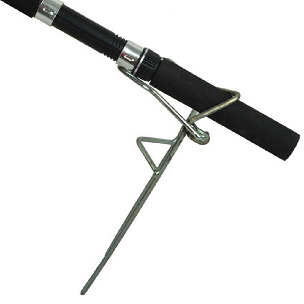 Portable Fishing Rod Pole Stand Bracket Holder Rack Support Rest Tackle Tool