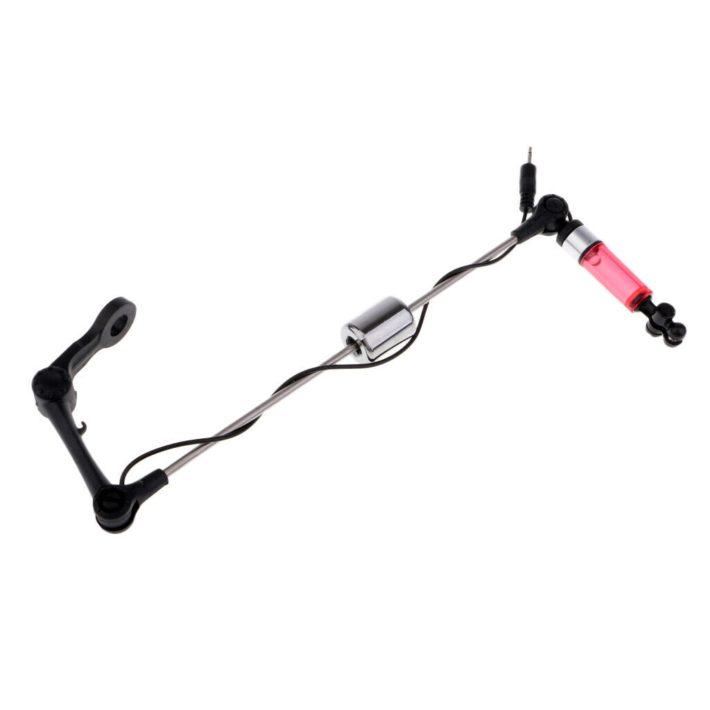 Fishing Bite Alarm Hanger LED Illuminated Indicator Tackle Red