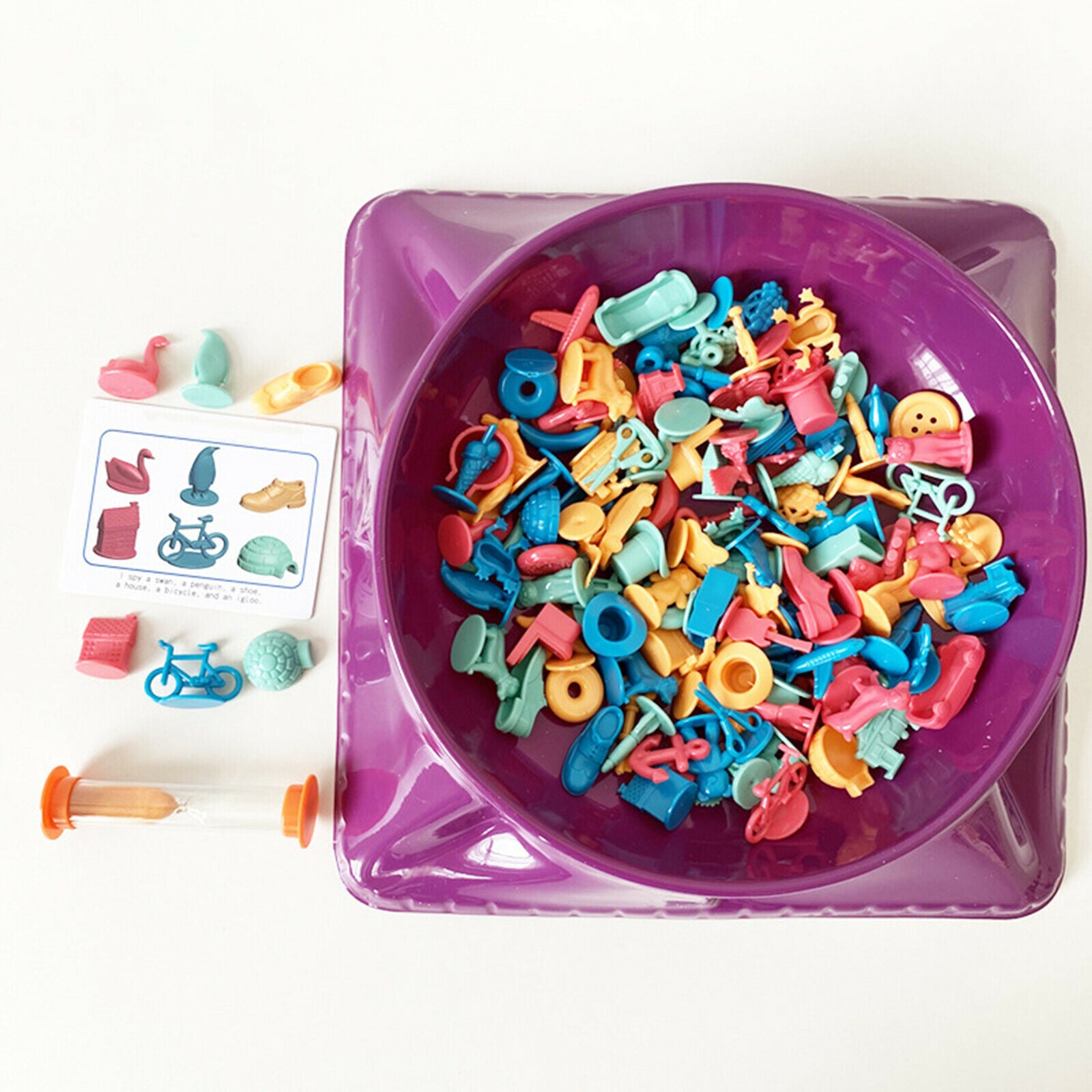 Treasure Hunting Toys Logical Early Education Board Game Time Hourglass