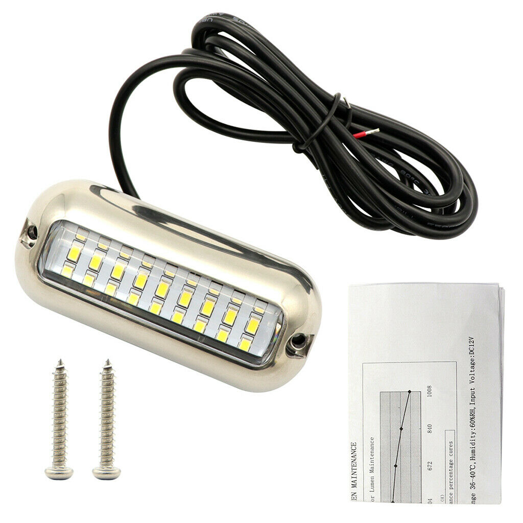 5.2W Underwater Boat LED Light 27 Leds Boat Yacht Navigation Lamp IP68