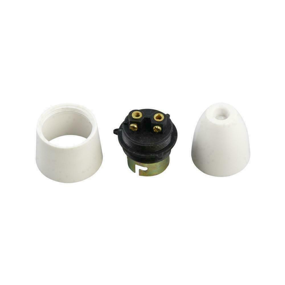 Quality Switched Bayonet Lamp Holder Cord Grip B22 Fitting Light Hot Cap F8N5