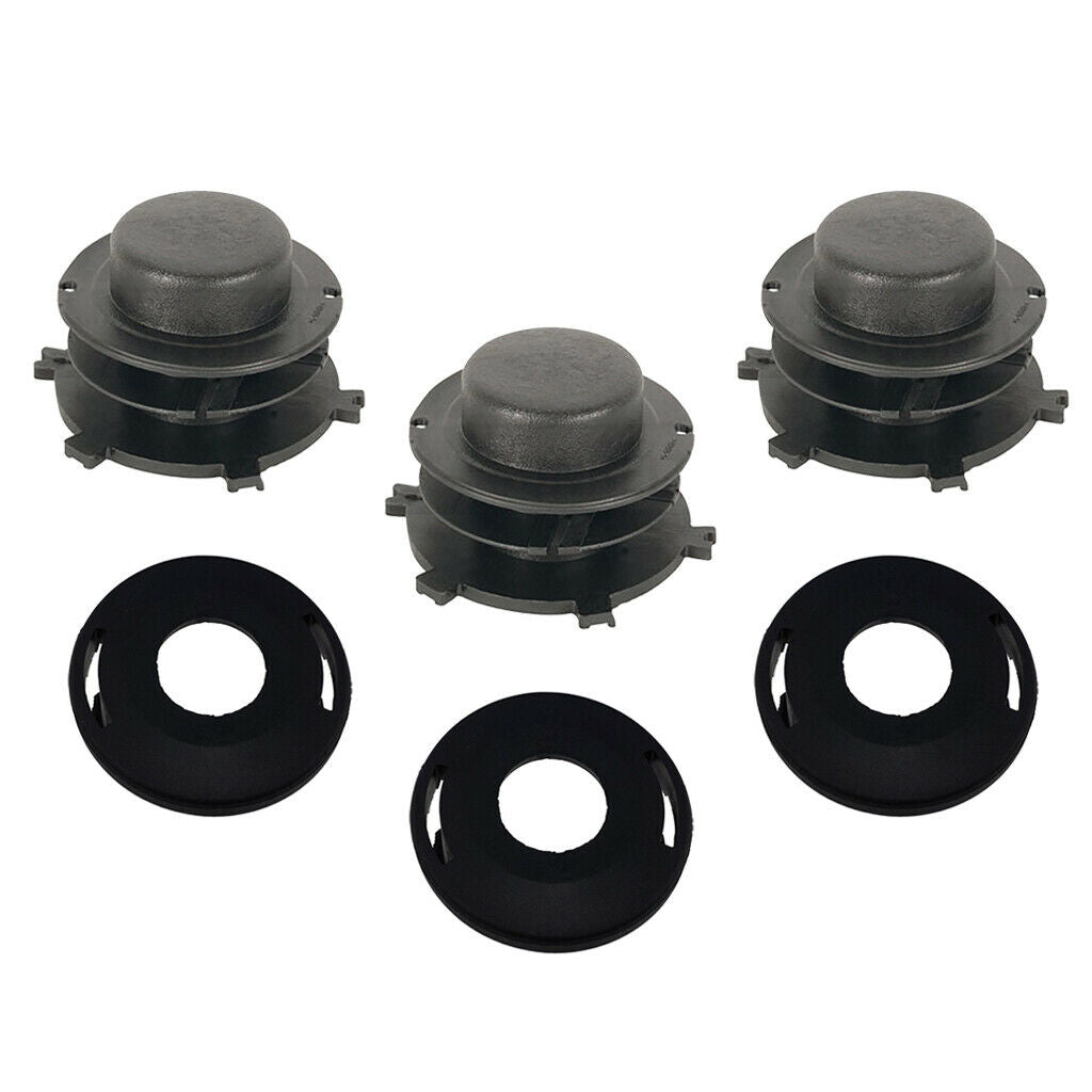 3x Spool   Kit for Stihl Head Cover 25-2 FS 90 100 110 120 130 55 80 83 85