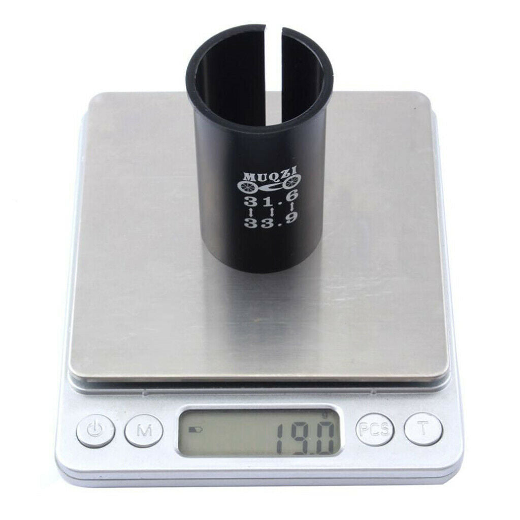 Bicycle Seat Post Reducer 31.6 to 33.9mm Shim Extension Convert Tube Adapter