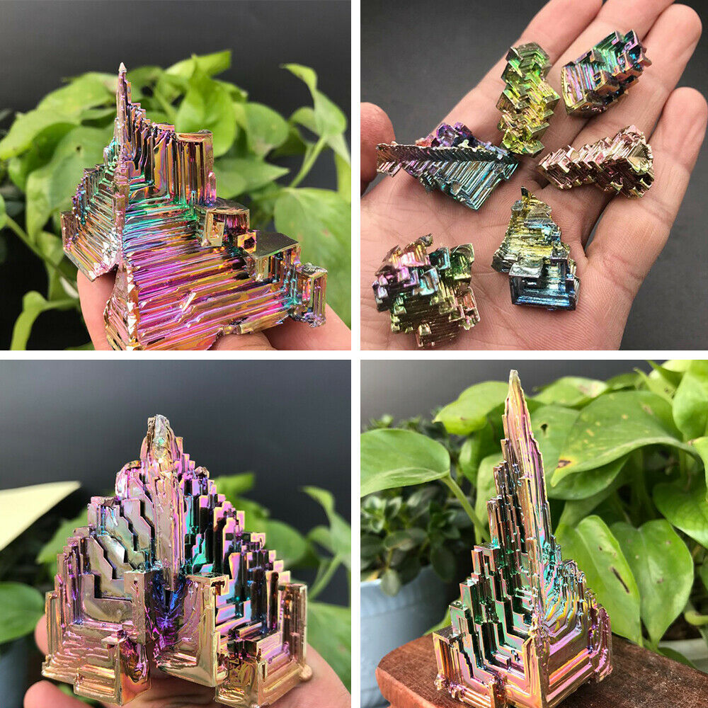 Top Quartz Crystal Rainbow Titanium Cluster VUG Mineral Specimen Healing US GIFT