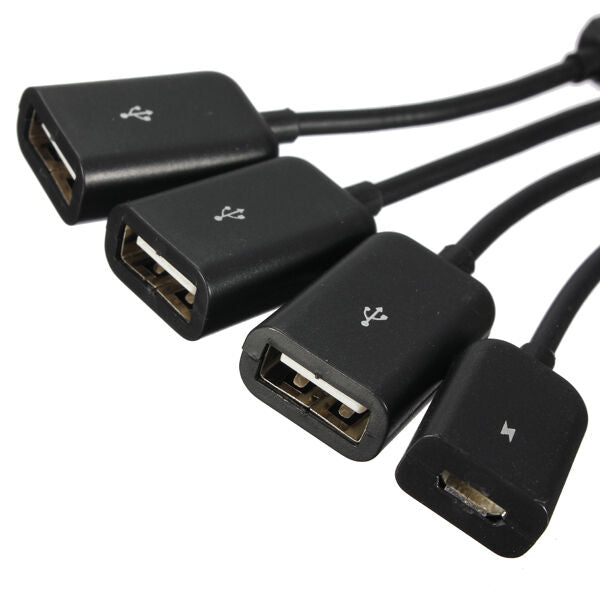 Micro USB Data Power Charging OTG Hub Cable For Android Tablet Phone  OTG Hub