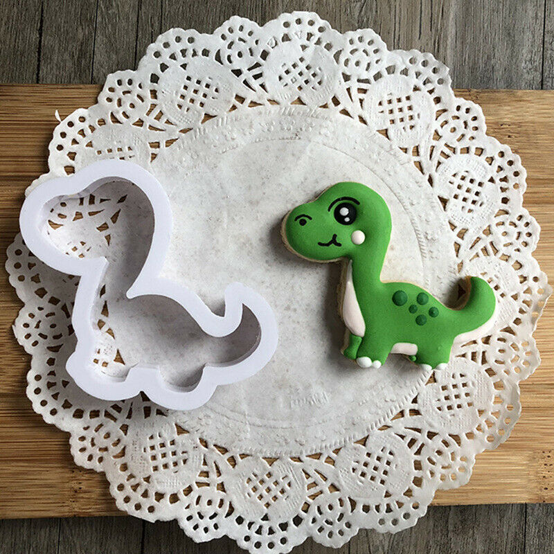 8Pcs/Set Dinosaur Cake Cookie Biscuit Cutter Decorating Mould Pastry Baki.l8