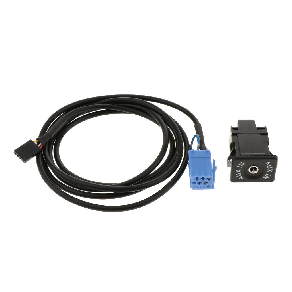 Female AUX In Audio Adapter Cable for VW for AUDI Length:152cm