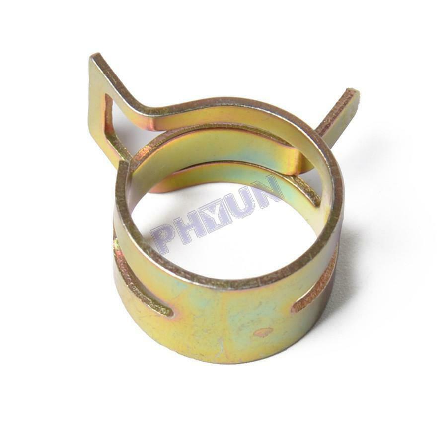 160x Car Spring Clip Fuel Line Hose Clip Fastener 6mm-17mm 8 Size Universal