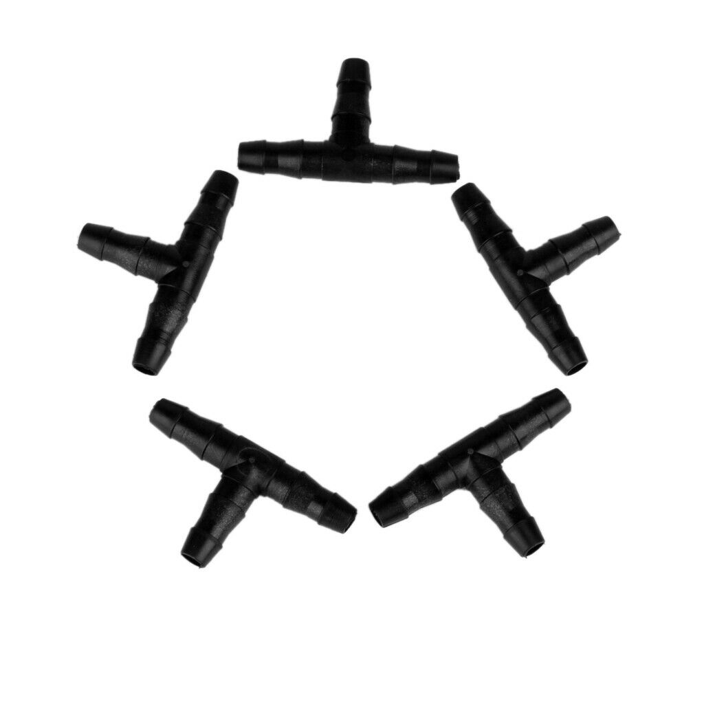 Drip Irrigation Plug Straight Pipeline Connector Three Way Irrigation Adapter