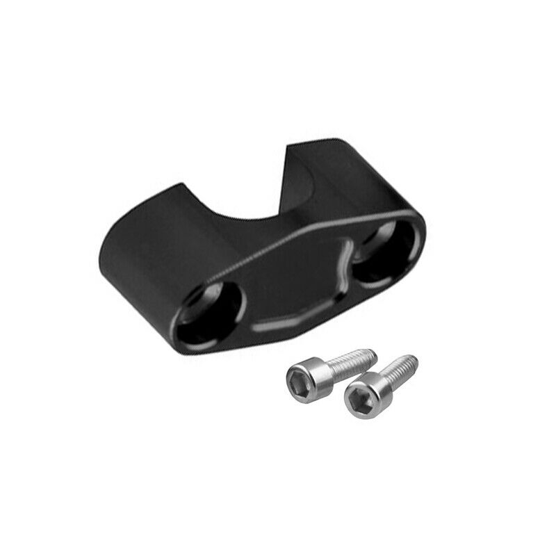 Motorcycle Bike Modification Accessories Black Oil Pipeline Clamp Aluminum Alloy