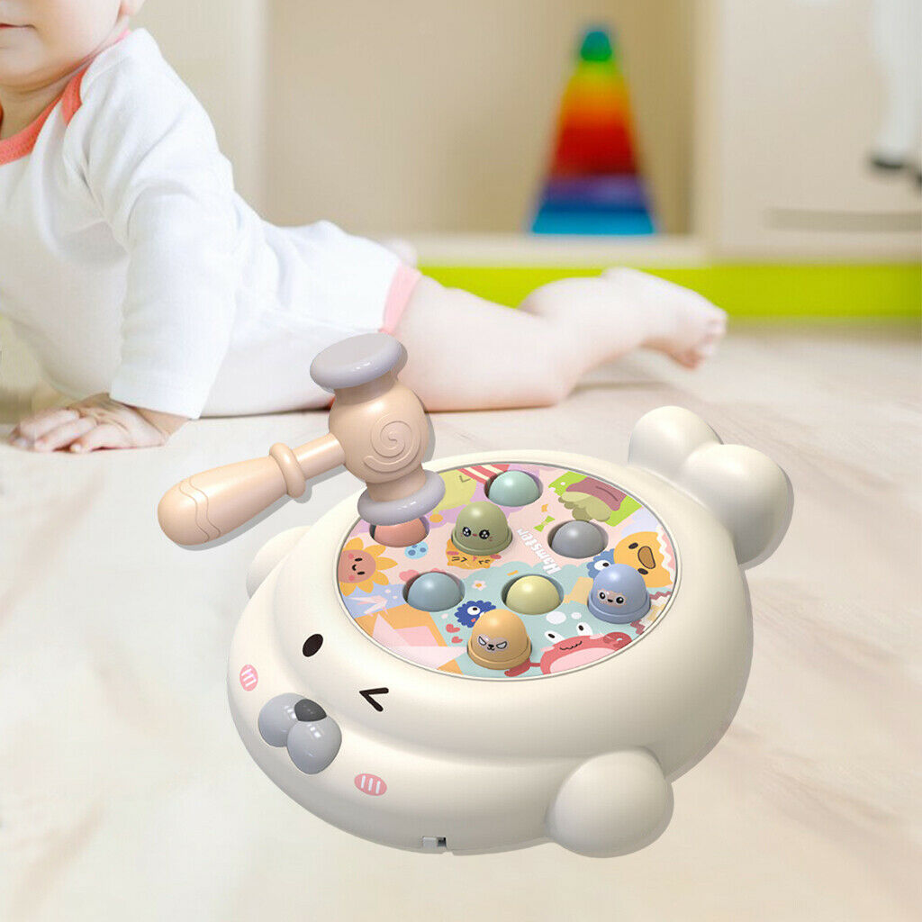 Whack a Hamster Hammering Game with Sound Pounding Fun Toys for Toddler