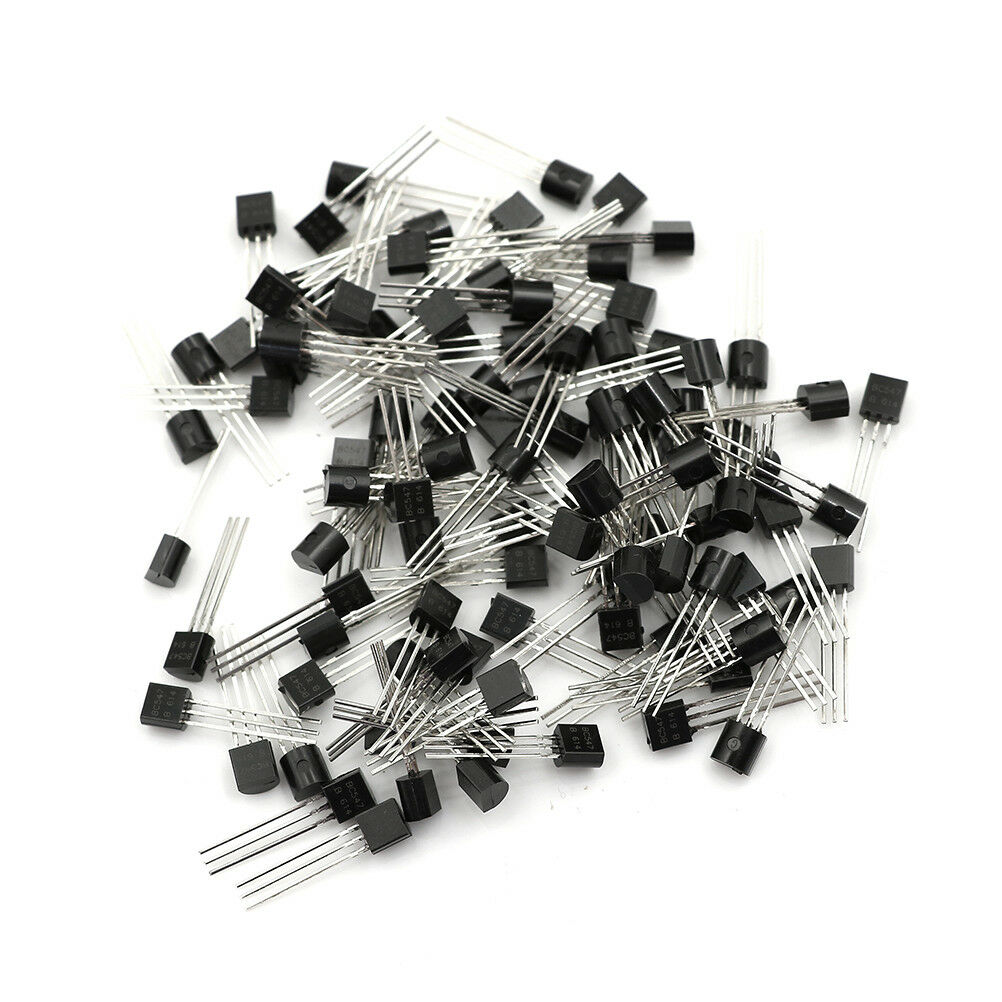 100Pcs Bc547 To-92 Npn 45V 0.1A Transistor Compone hiSJCA