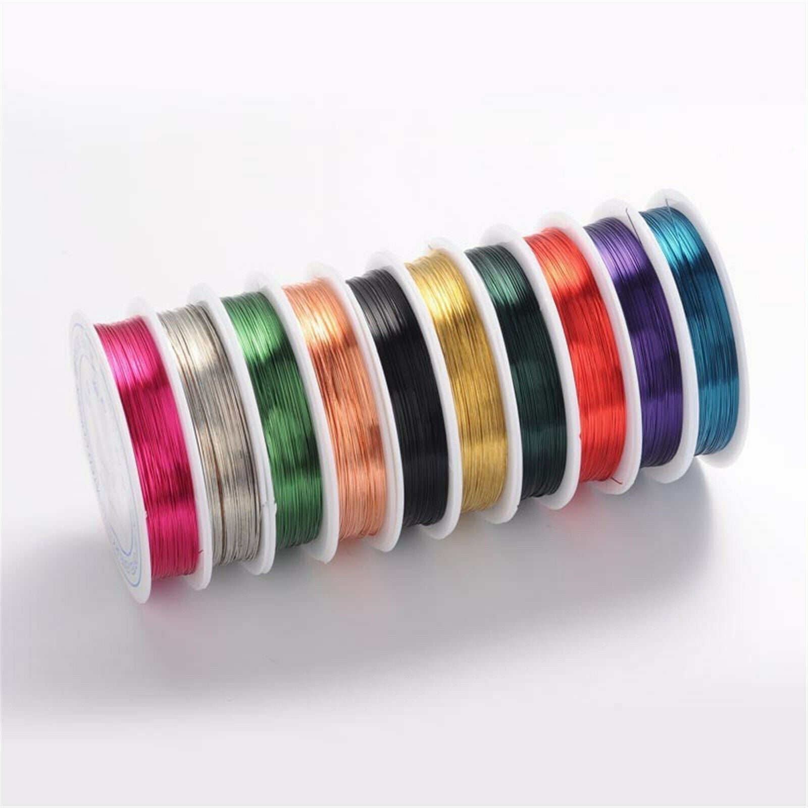 10 Rolls 0.45mm Steel Wire Beading Cord String Jewelry DIY Findings 10M/Roll