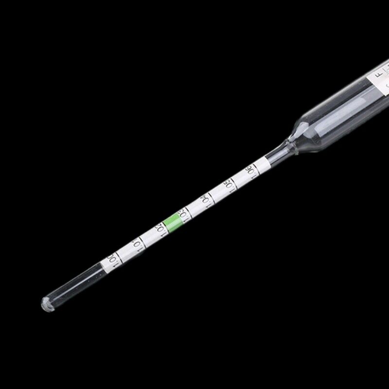 Aquarium Glass Hydrometer with Thermometer Salt Marine Salinity Tester Meter