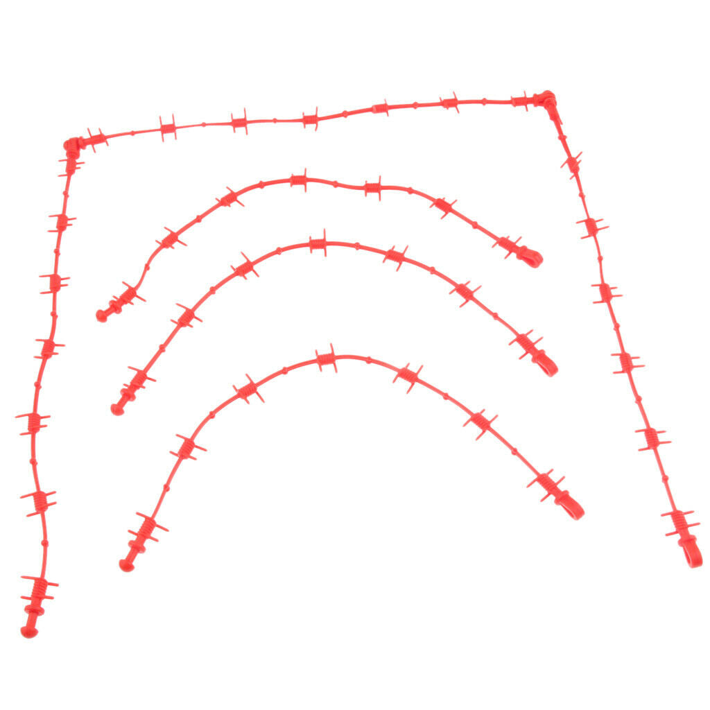 Bow String Waterproof Silencers Reduce String Noise Vibration Shock Absorber Red