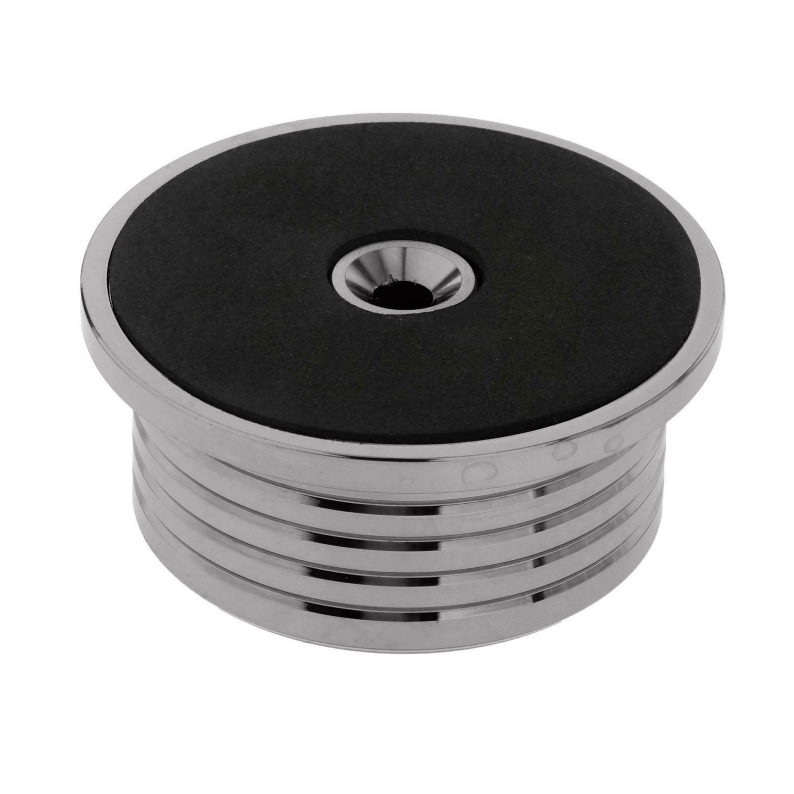 50Hz Disc Turntable Stabilizer With Bubble Level For LP Record Black