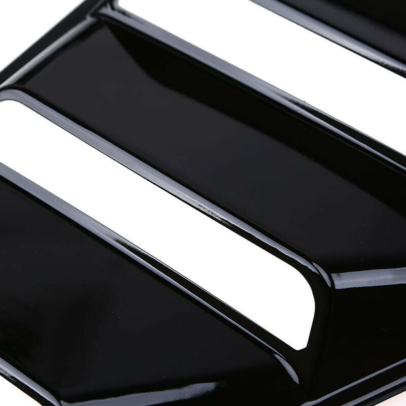 Gloss Black Car Side Window Louver Vent Scoop For Chevrolet Camaro Coupe 2016-Pr