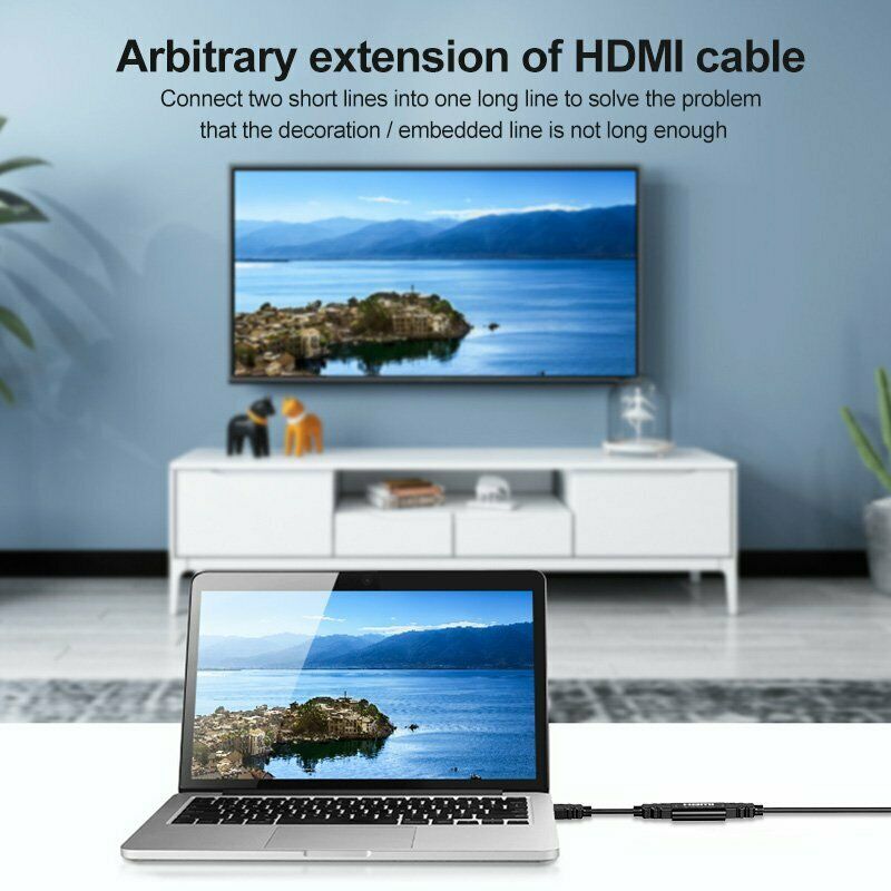 4K HDMI Extender Repeater Signal Amplifier Booster Adapter 2K 60Hz 40m New